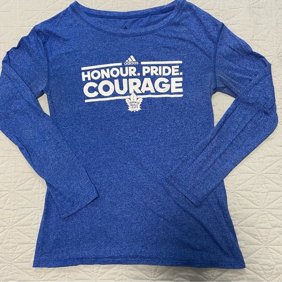 Toronto Maple Leafs Blue Long Sleeve Shirt - Picture 1 of 11